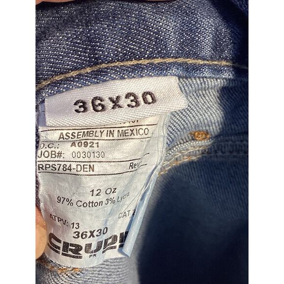 CRUDE FR RPS Fire Resistant Denim Carpenter Workwear Jeans 36x30 - Picture 8 of 8